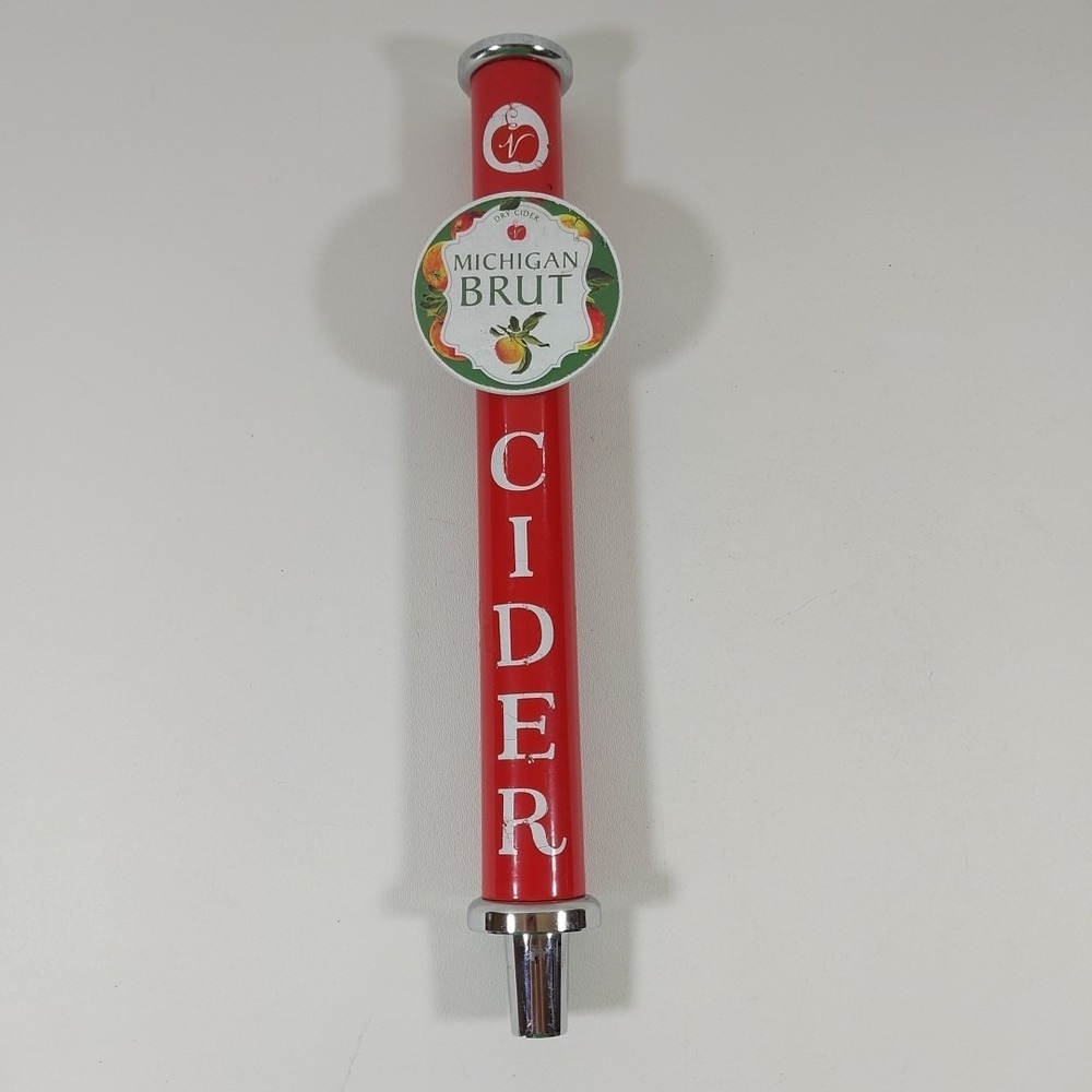 Virtue Dry Cider‎ Michigan Brut Beer Tap Pour Handle Pour